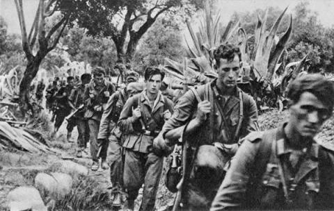 German soldiers on Crete