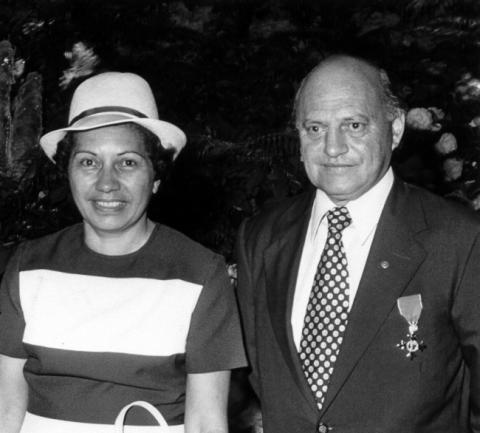 Harry Dansey and wife