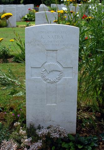 Kepa Naera's grave