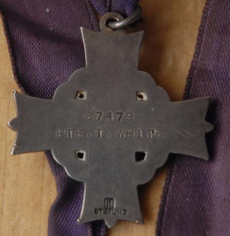  67479 PTE Thomas White's Memorial Cross