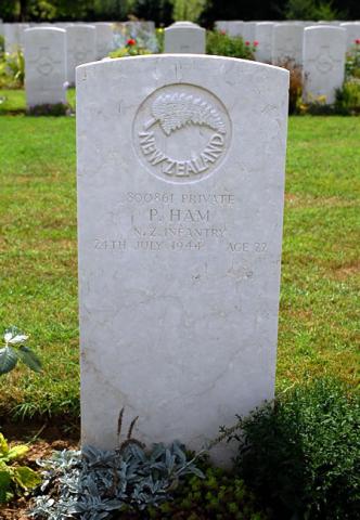 Philip Ham's grave