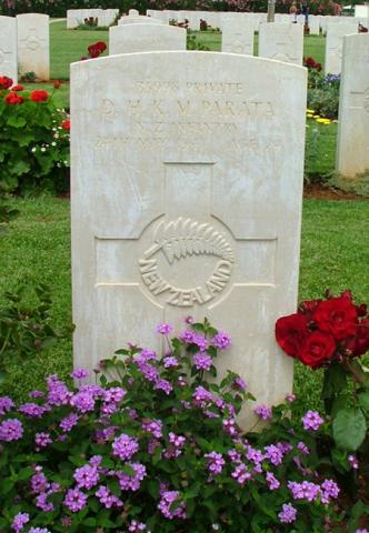 David Hone Kerei Matehaere Parata's grave