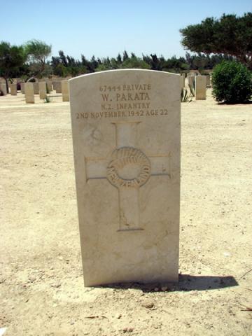 Wiremu Parata's grave
