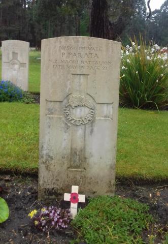 Paul Parata's grave