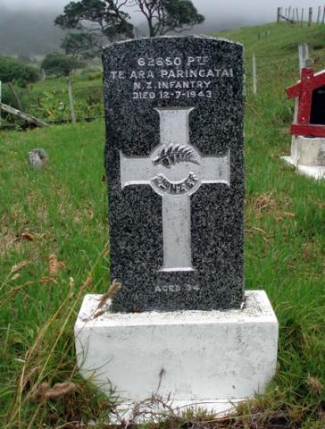 Te Ara Paringatai's grave