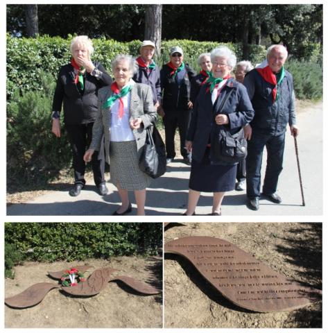 Italian partisans & memorial to NZ soldiers