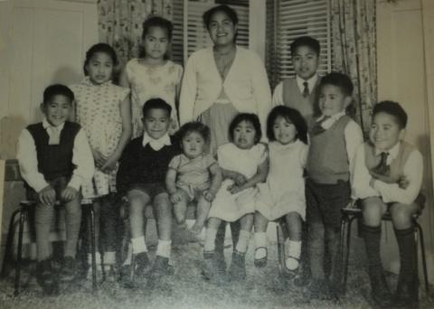 Patrick Wright's children in Te Kuiti