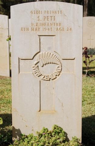 Samuel Peti's grave