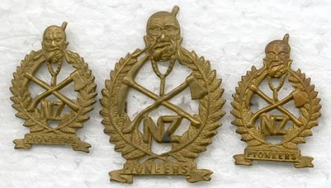 New Zealand Pioneer Battalion badges