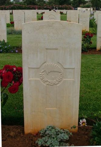 Toka Rarangi Poa's grave