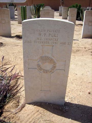 Wi Patene Poki's grave