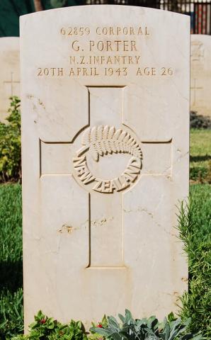 George Porter's grave
