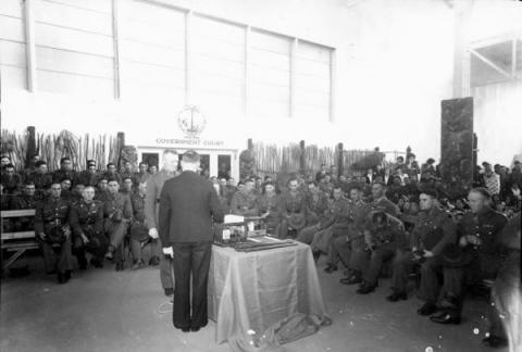 Battalion presented with wireless sets
