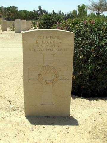 Keepa Raukura's grave