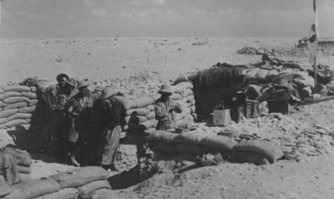 Regimental Aid Post at El Mreir, Egypt