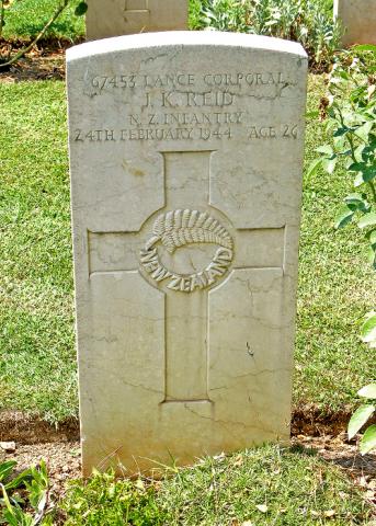 John Reid's grave