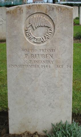 Patrick Reuben's grave