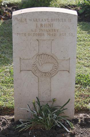 Ihaia Riini's grave