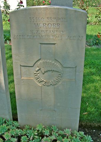 William Robb's grave