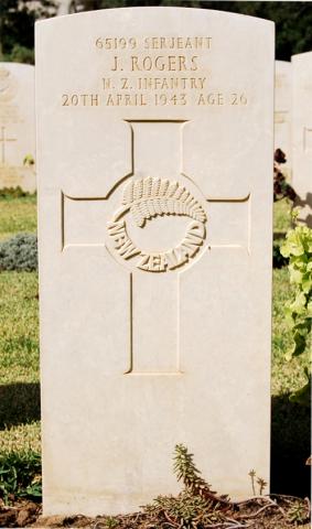 John Rogers' grave