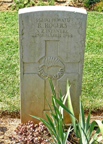 Ros Rogers' grave