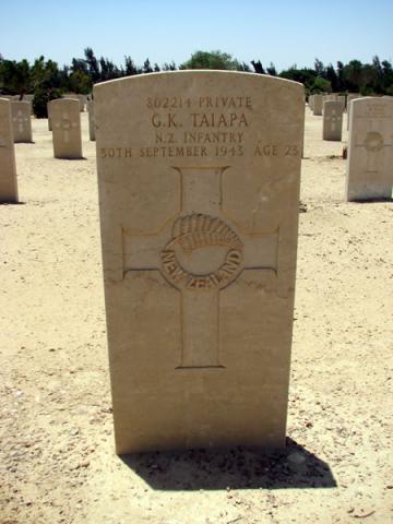 George Karaka Taiapa's grave