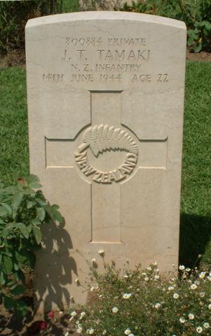 Jack Tengaio Tamaki's grave