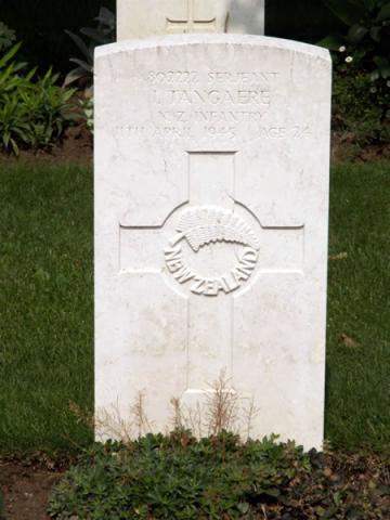 Irimana Tangaere's grave