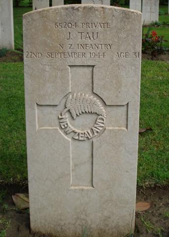 Joseph Tau's grave