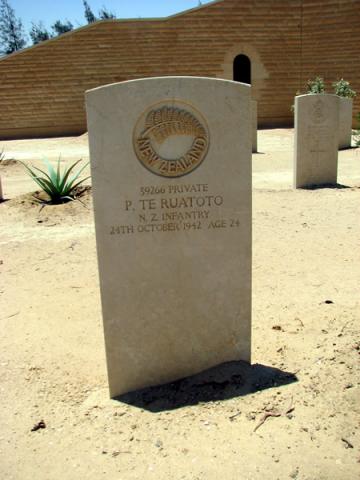 Pita Te Ruatoto's grave