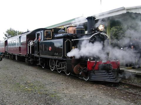 Train at launch of Nga Tama Toa, 2008