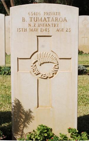 Ben Tumataroa's grave