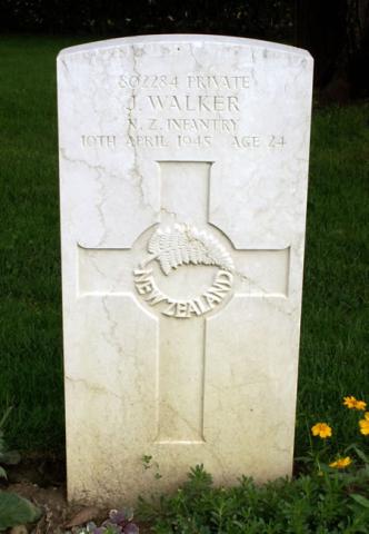 Joe Walker's grave