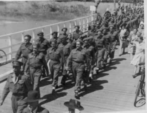 Heading off to war