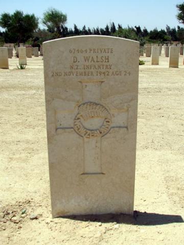 Darkie Walsh's grave