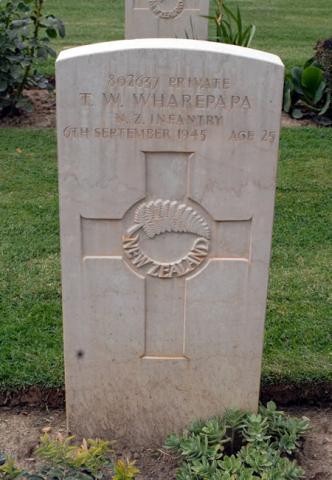 Te Wiremu Wharepapa's grave