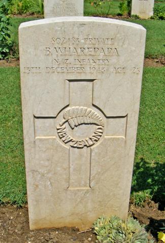 Bridger Wharepapa's grave