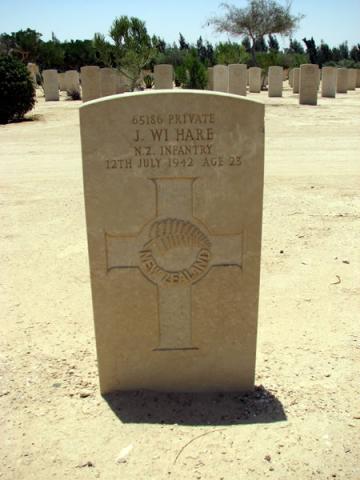 John Hare's grave