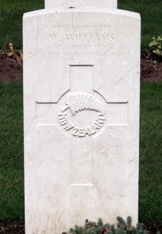 Wiremu Williams' grave