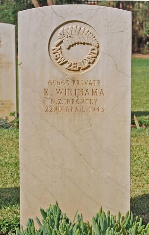 Kapi Wirihama's grave