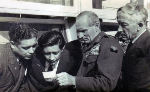 Ted Hayward is certainly focused on Monty's note..