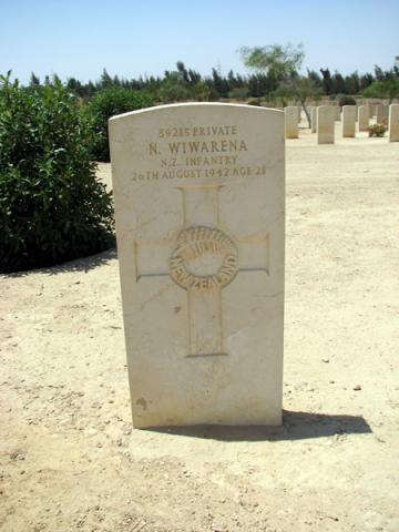 Natanahira Wiwarena's grave